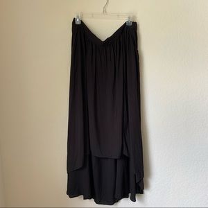 ModCloth Fervour black Lead in Lengths Midi Skirt